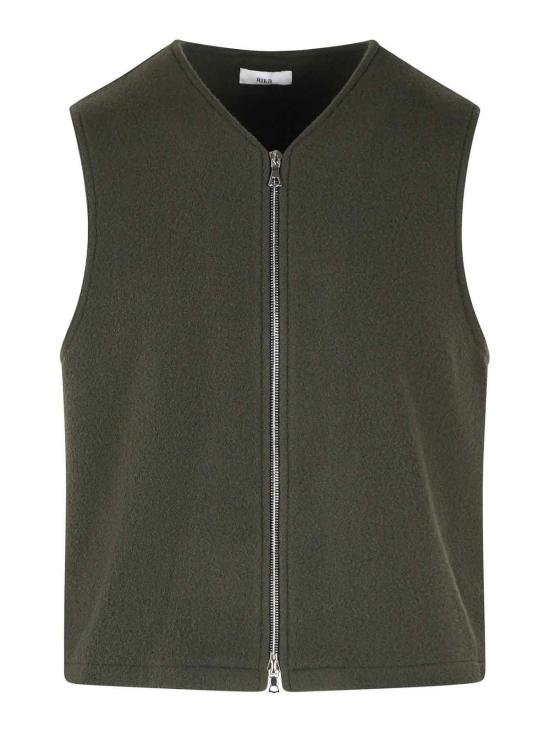 26FW 리에르 베스트 NFL22X02TAUPEFLEECE BROWN