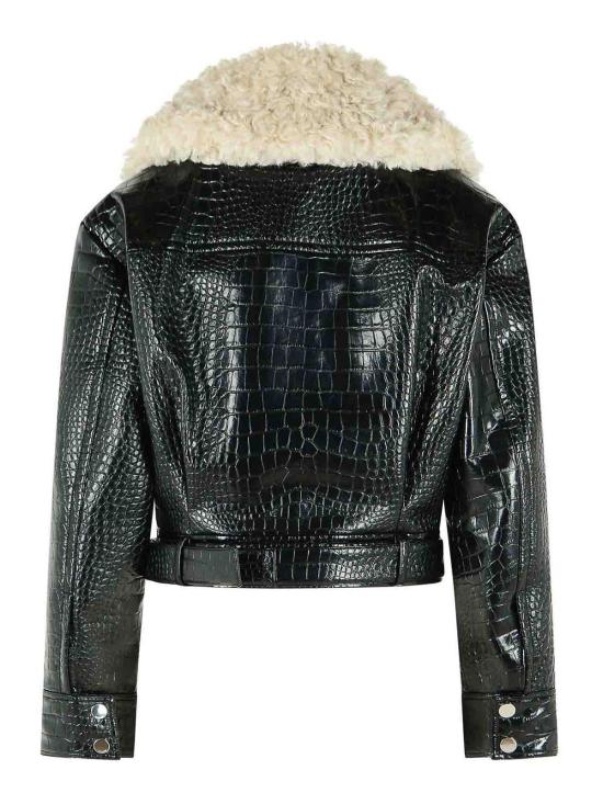 26FW 스포트막스 가죽 자켓 2622086062002 BLACK - SPORTMAX