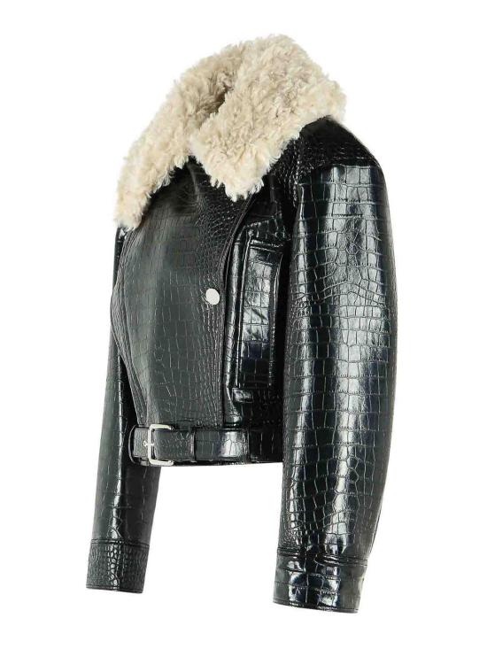 26FW 스포트막스 가죽 자켓 2622086062002 BLACK - SPORTMAX