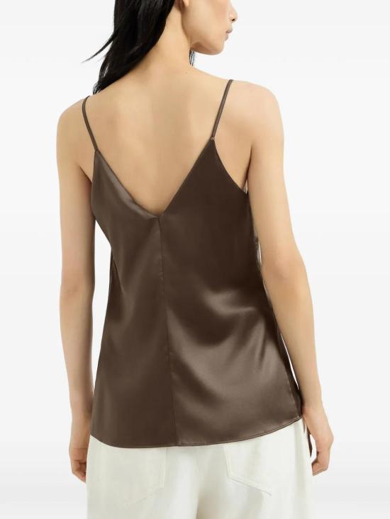26FW 브루넬로 쿠치넬리 민소매 티셔츠 M0C59BD802C8562 BROWN - BRUNELLO CUCINELLI