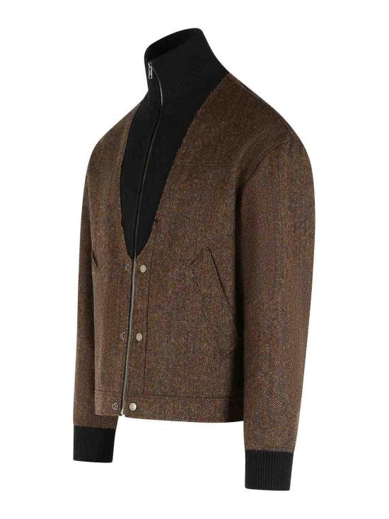 26FW 마르지엘라 봄버 자켓 S67AM0122S54246003F BROWN - MAISON MARGIELA