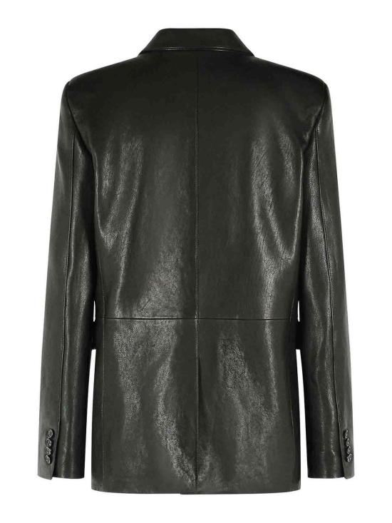 26FW 케이트 가죽 자켓 62491036200 BLACK - KHAITE