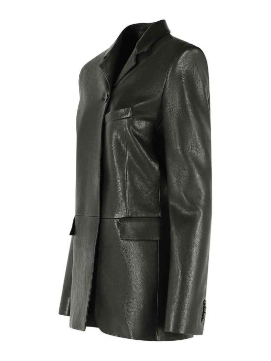 26FW 케이트 가죽 자켓 62491036200 BLACK - KHAITE