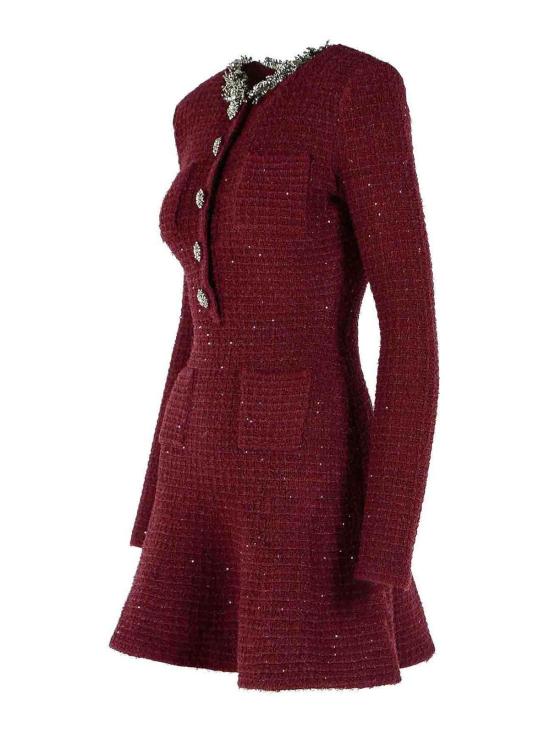 26FW 셀프 포트레이트 원피스 SC26152SBUBURGUNDY DARK RED - SELF PORTRAIT