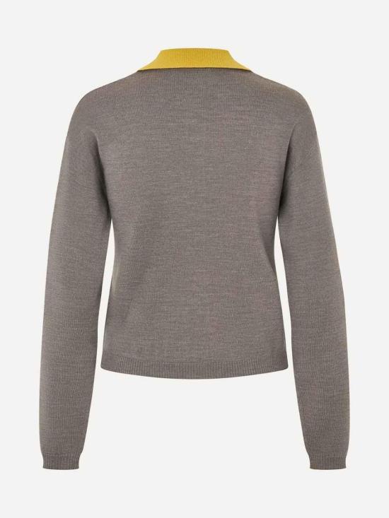 26FW 스티네 고야 가디건 SGAW26K1012556GREYMUSTARD - STINE GOYA