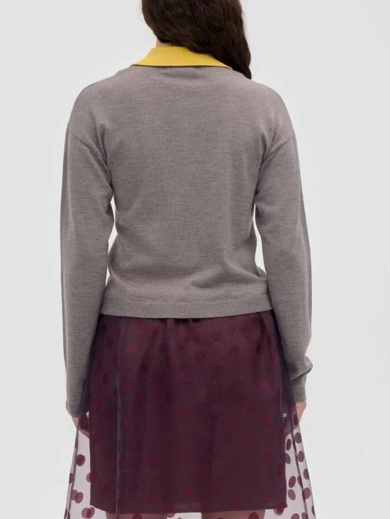 26FW 스티네 고야 가디건 SGAW26K1012556GREYMUSTARD - STINE GOYA
