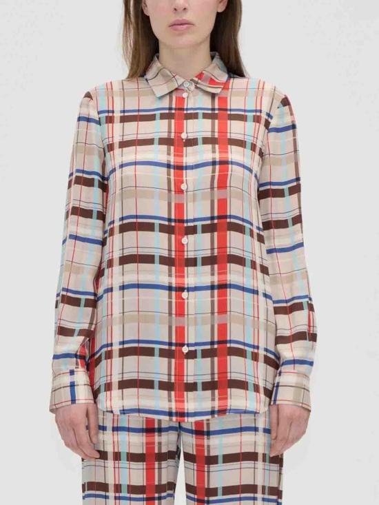 26FW 스티네 고야 셔츠 SGAW26T3022263SCARLETGRID MULTICOLOUR - STINE GOYA