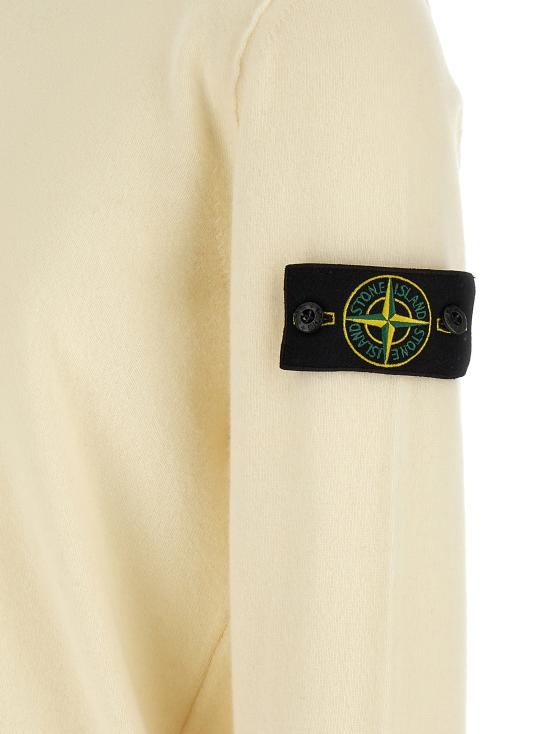 26FW 스톤 아일랜드 니트웨어 Rws 니트 폴로 셔츠 스웨터 및 가디건 화이트 - STONE ISLAND