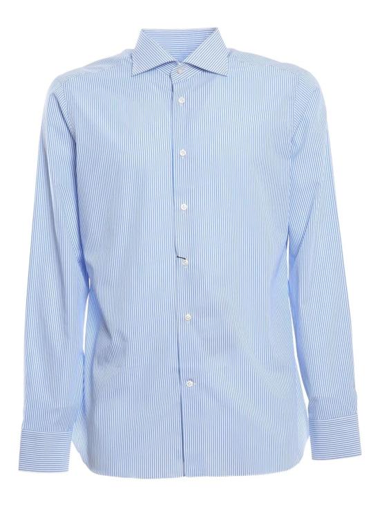 26FW 보리엘로 긴팔 셔츠 1401 33 STRIPE LIGHT BLUE