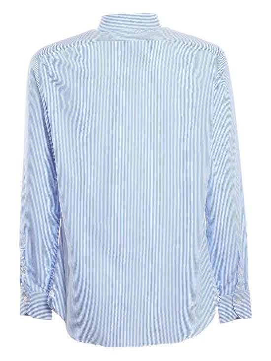 26FW 보리엘로 긴팔 셔츠 1401 33 STRIPE LIGHT BLUE - BORRIELLO