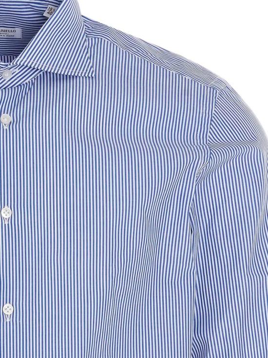 26FW 보리엘로 긴팔 셔츠 1401 34 STRIPE BLUE - BORRIELLO