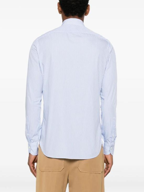 26FW 보리엘로 긴팔 셔츠 21023 1 STRIPE LIGHT BLUE - BORRIELLO
