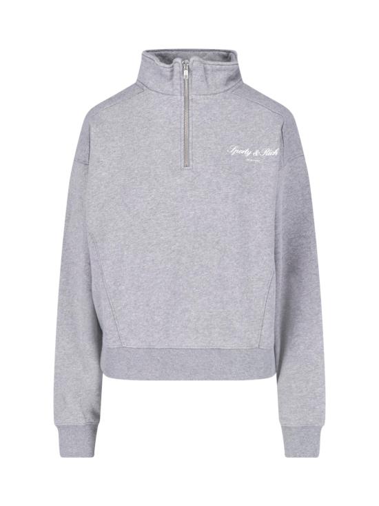 26FW 스포티앤리치 스웨터 ST10982000GY34 MEDIUM HEATHER GRAY GREY