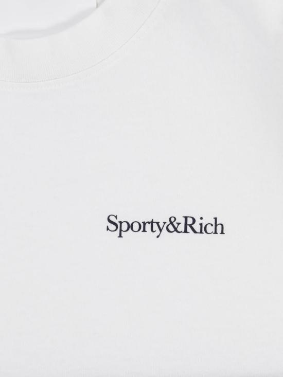 26FW 스포티앤리치 반팔 티셔츠 TO11984300WH01 WHITE - SPORTY & RICH