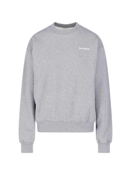 26FW 스포티앤리치 스웨터 ST10384300GY34 MEDIUM HEATHER GRAY GREY