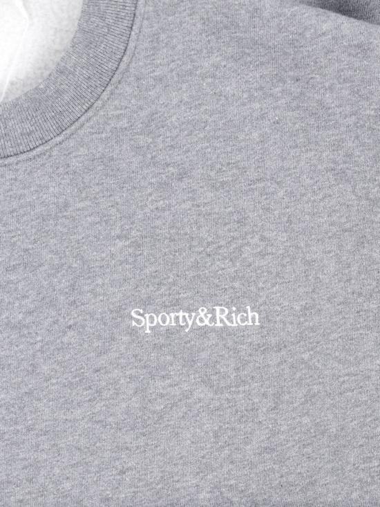 26FW 스포티앤리치 스웨터 ST10384300GY34 MEDIUM HEATHER GRAY GREY - SPORTY & RICH