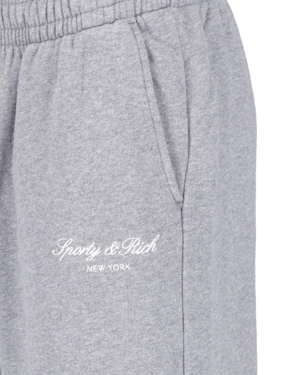 26FW 스포티앤리치 스트레이트 팬츠 PA08882000GY34 MEDIUM HEATHER GRAY GREY - SPORTY & RICH