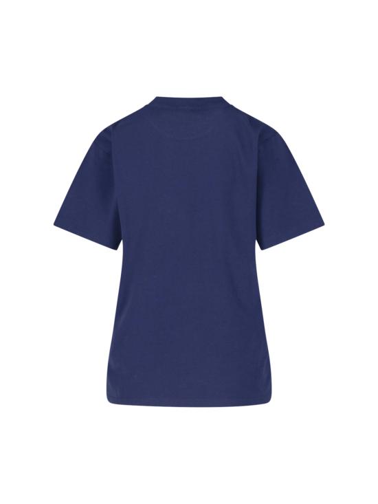 26FW 스포티앤리치 반팔 티셔츠 TO11984300BL106 DARK NAVY BLUE - SPORTY & RICH