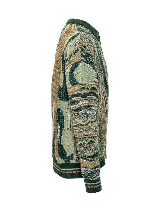 26FW 라니우스 집업 니트 F6LAMAKS067 080 VERDE - LANEUS