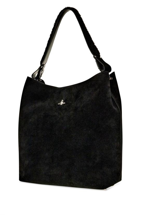 26FW 비비안웨스트우드 아카이브 오르브 레더 토트백 4601000IWL00AW N401 Black - VIVIENNE WESTWOOD