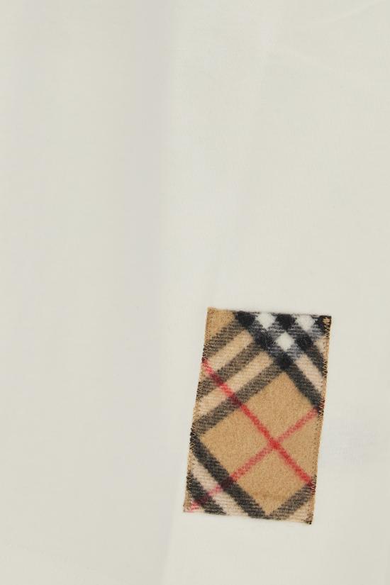 26FW 버버리 반팔 티셔츠 8132922 B7078 CHALK - BURBERRY