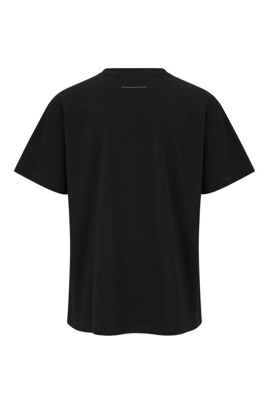 26FW MM6 메종마르지엘라 반팔 티셔츠 SH2GC0051M20048 900 BLACK - MM6 MAISON MARGIELA