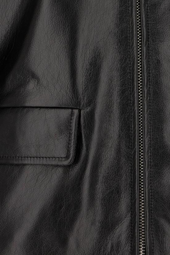 26FW 마르니 가죽 자켓 JKMX0436UWULV899 00N99 Black - MARNI