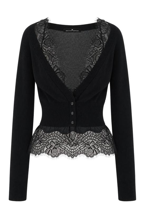 26FW 에르마노 설비노 스웨터 D492N301APPYU 95708 Nero