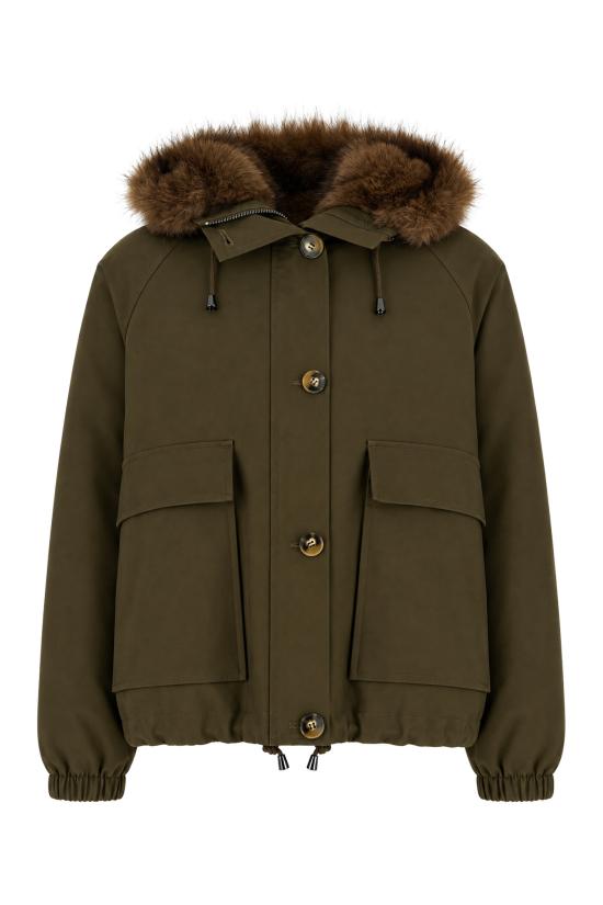 26FW 발렌티니 코트 K6103REV ARMYGREENBROWN ARMY GREEN BROWN
