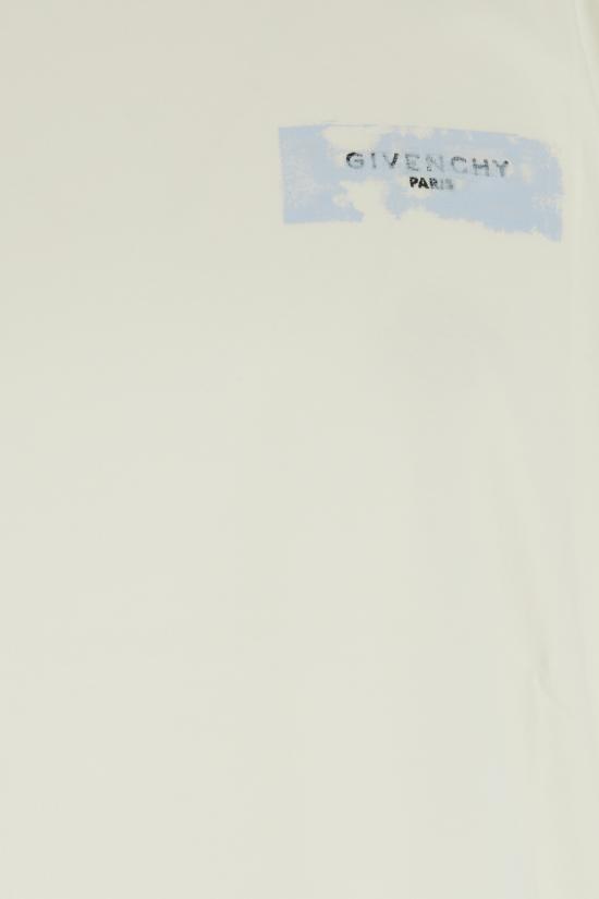 26FW 지방시 반팔 티셔츠 BM71NK3YUD 128 WHITE LIGHT BLUE - GIVENCHY