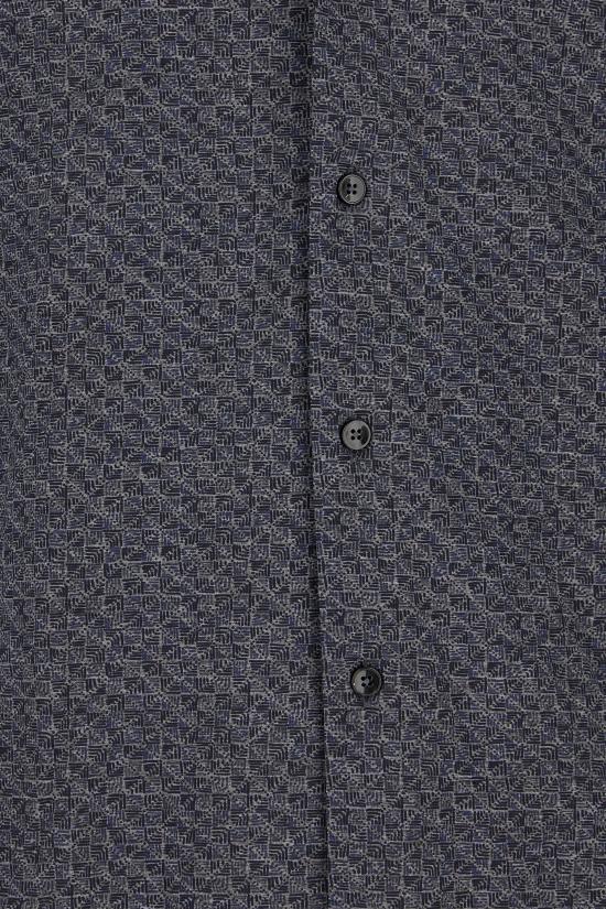 26FW 싸쿠스 긴팔 셔츠 ACT564ML31603 002 GEOMETRICO BLU - XACUS