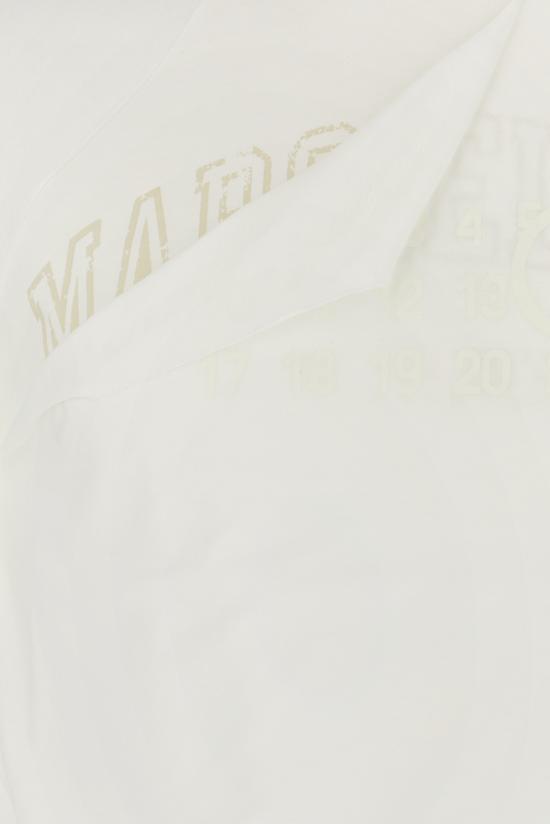 26FW MM6 메종마르지엘라 반팔 티셔츠 S62GD0224M20048 101 OFF WHITE - MM6 MAISON MARGIELA