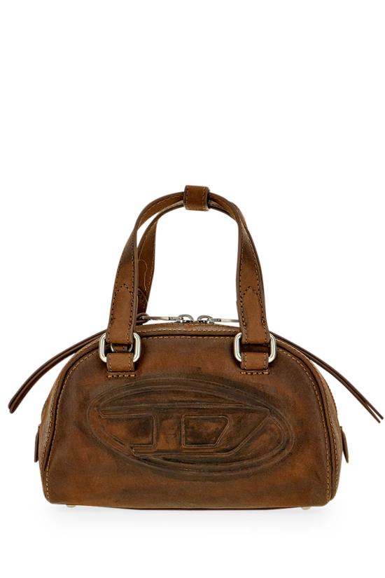 26FW 디젤 1DR 돔 스웨이드 미니 볼링백 X10917P9346 T2167 Brown