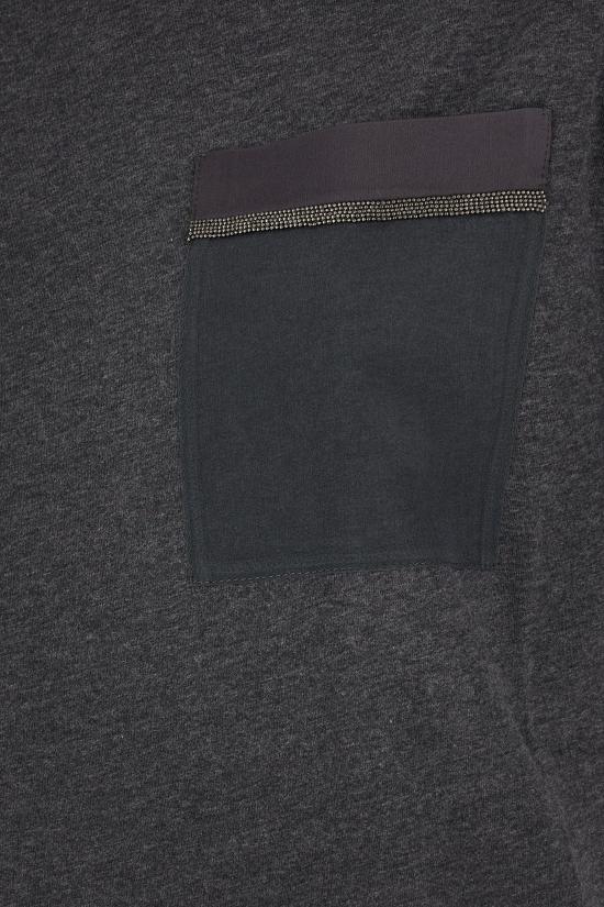 26FW 브루넬로 쿠치넬리 반팔 티셔츠 M0T81B2M10 C8127 ANTHRACITE - BRUNELLO CUCINELLI