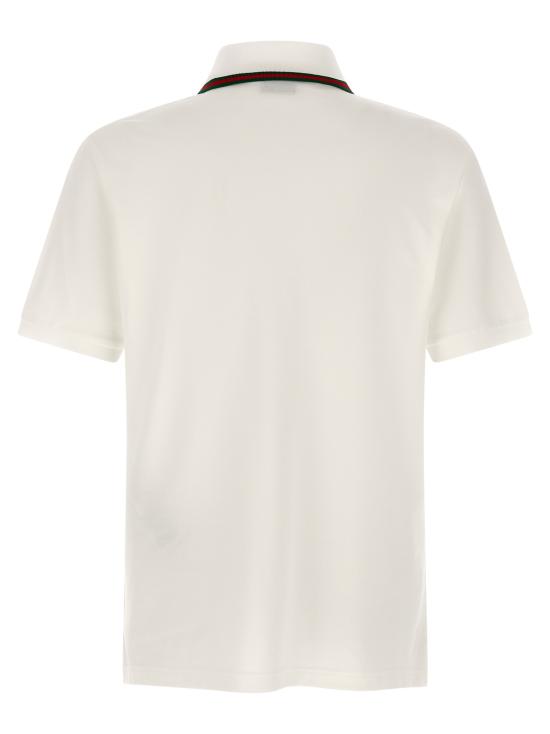 26FW 구찌 코튼 저지 피케 폴로 셔츠 872468XJHX59000 White - GUCCI