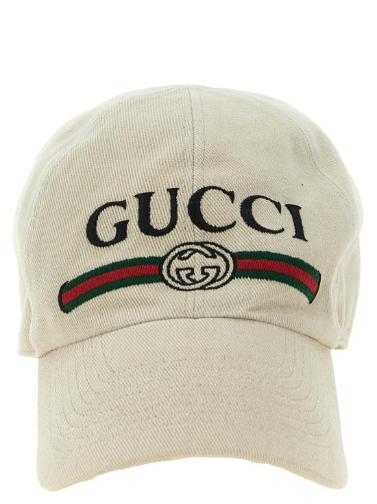 26FW 구찌 인터로킹 G 웹 자수 베이스볼 캡 인터로킹 G 웹 자수 베이스볼 캡 8757364HBKH9779 White