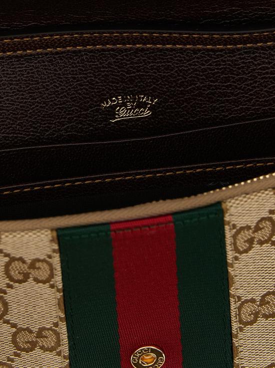 26FW 구찌 홀스빗 웹 스트랩 지갑 867120FAF889645 Beige - GUCCI
