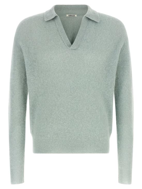 26FW 오라리 폴로 티셔츠 A26AP02AKDUSTYMINT Green