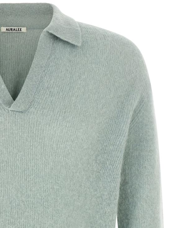 26FW 오라리 폴로 티셔츠 A26AP02AKDUSTYMINT Green - AURALEE