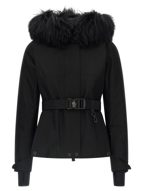 26FW 몽클레어 라플랑스 고어텍스 시어링 후드 스키 자켓 L20981A00020597MO999 Black