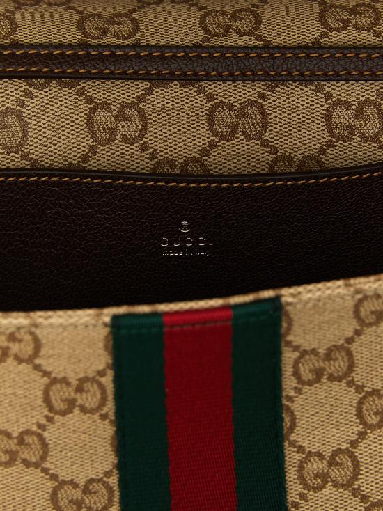 26FW 구찌 웹스몰 파우치 A002KMFAF8R8547 Beige - GUCCI