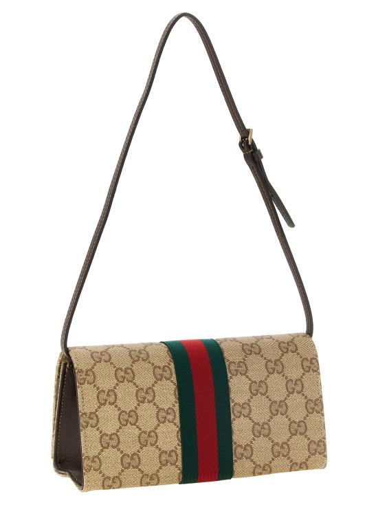 26FW 구찌 웹스몰 파우치 A002KMFAF8R8547 Beige - GUCCI