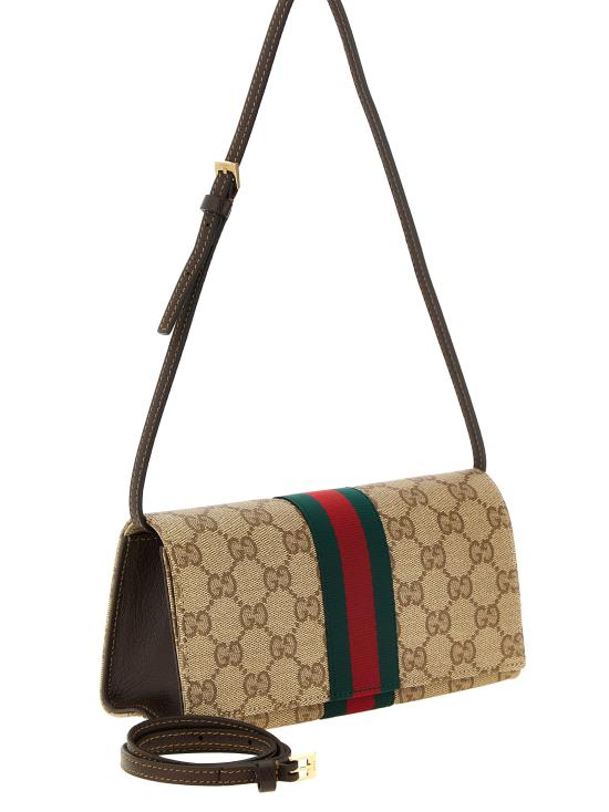 26FW 구찌 웹스몰 파우치 A002KMFAF8R8547 Beige - GUCCI