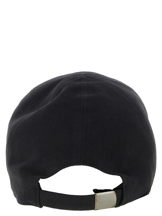 26FW 구찌 인터로킹 G 웹 자수 베이스볼 캡 인터로킹 G 웹 자수 베이스볼 캡 8757364HBKG1060 Black - GUCCI