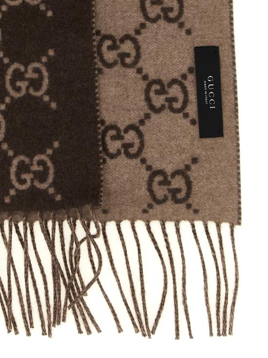 26FW 구찌 GG 캐시미어 스카프 8123174GABX2579 Multicolor - GUCCI