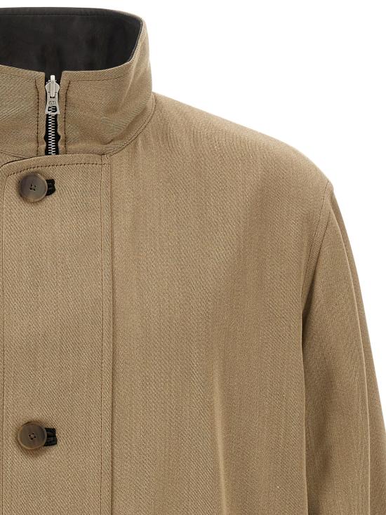 26FW 오라리 자켓 A26AC01ANKHAKIBEIGECHAMBRAYBLACK Multicolor - AURALEE
