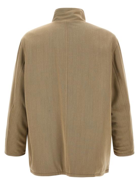 26FW 오라리 자켓 A26AC01ANKHAKIBEIGECHAMBRAYBLACK Multicolor - AURALEE