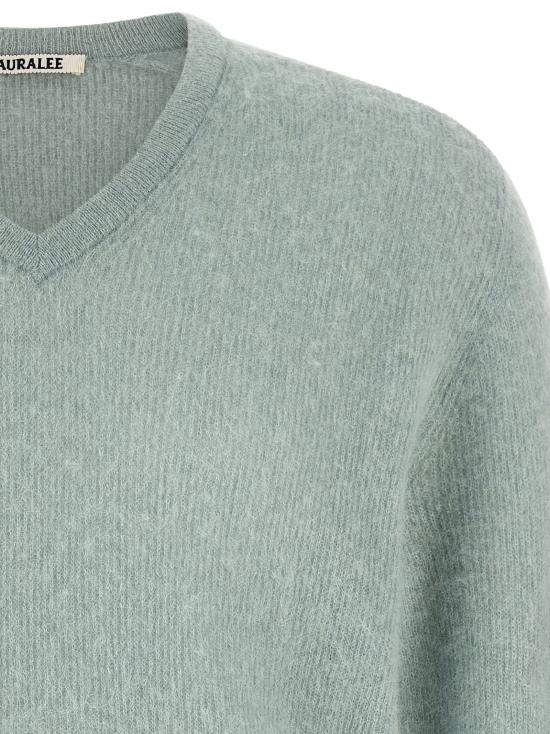 26FW 오라리 스웨터 A26AV03AKDUSTYMINT Green - AURALEE