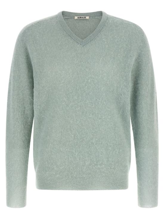 26FW 오라리 스웨터 A26AV03AKDUSTYMINT Green