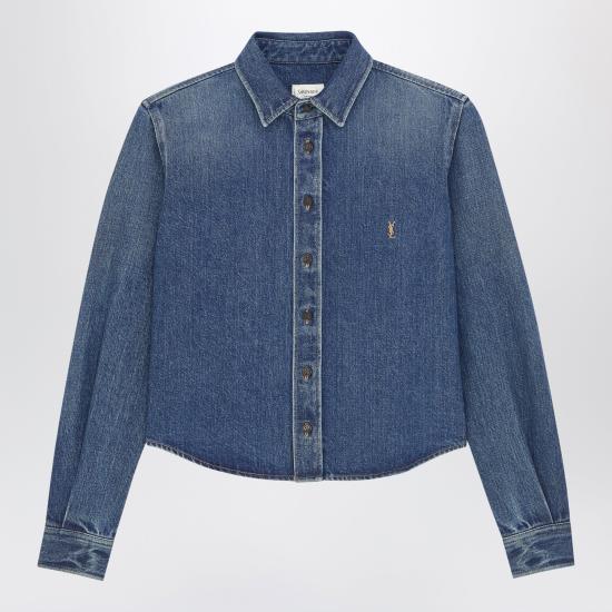 26FW 생로랑 셔츠 873984Y20PA Blue
